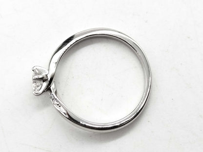 NIWAKA D0.32ct Diamond PT950 3.4g Ring 