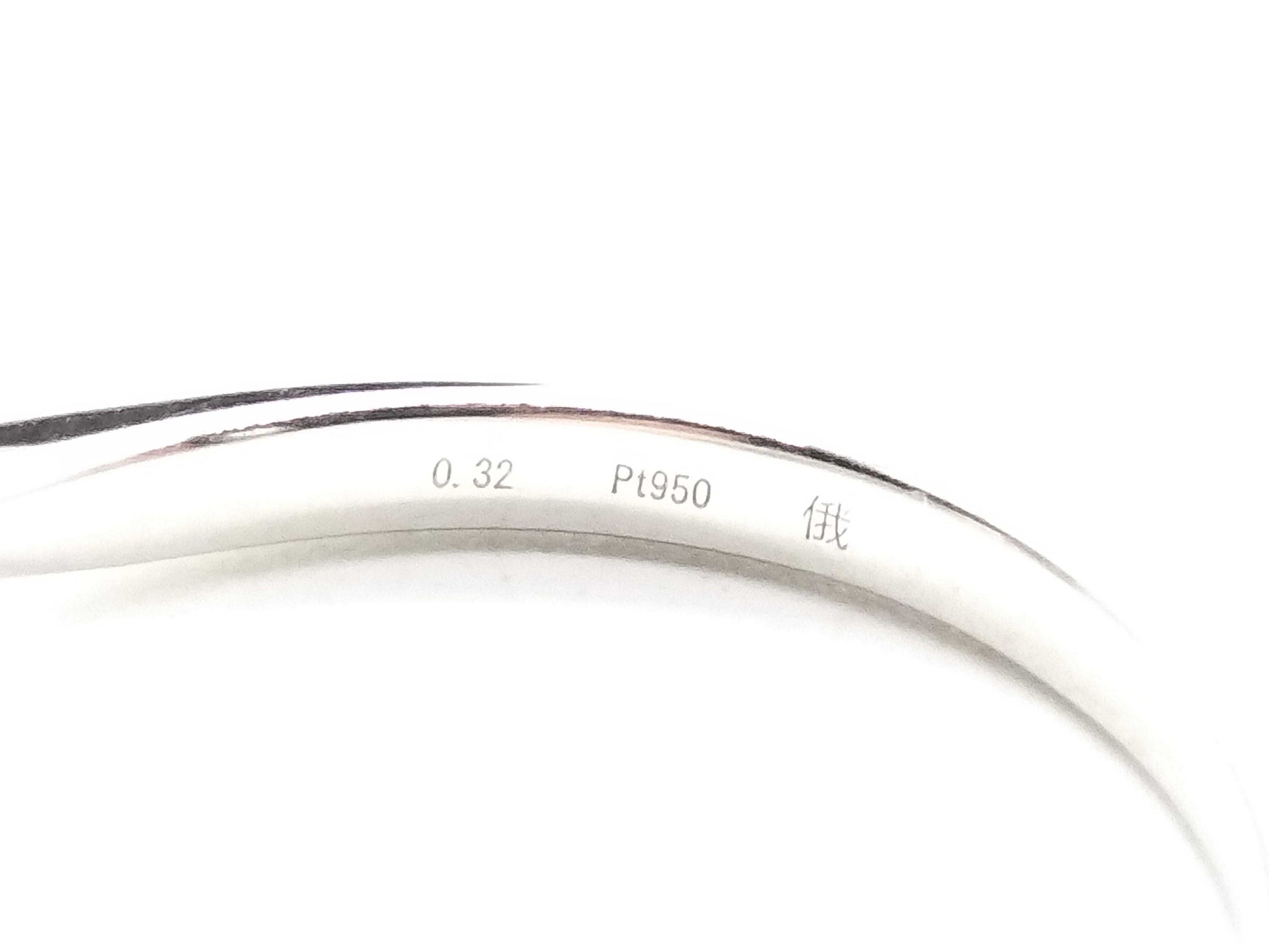 NIWAKA D0.32ct Diamond PT950 3.4g Ring 