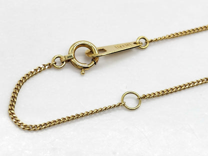 D 0.32ct K18 3.0g Necklace 