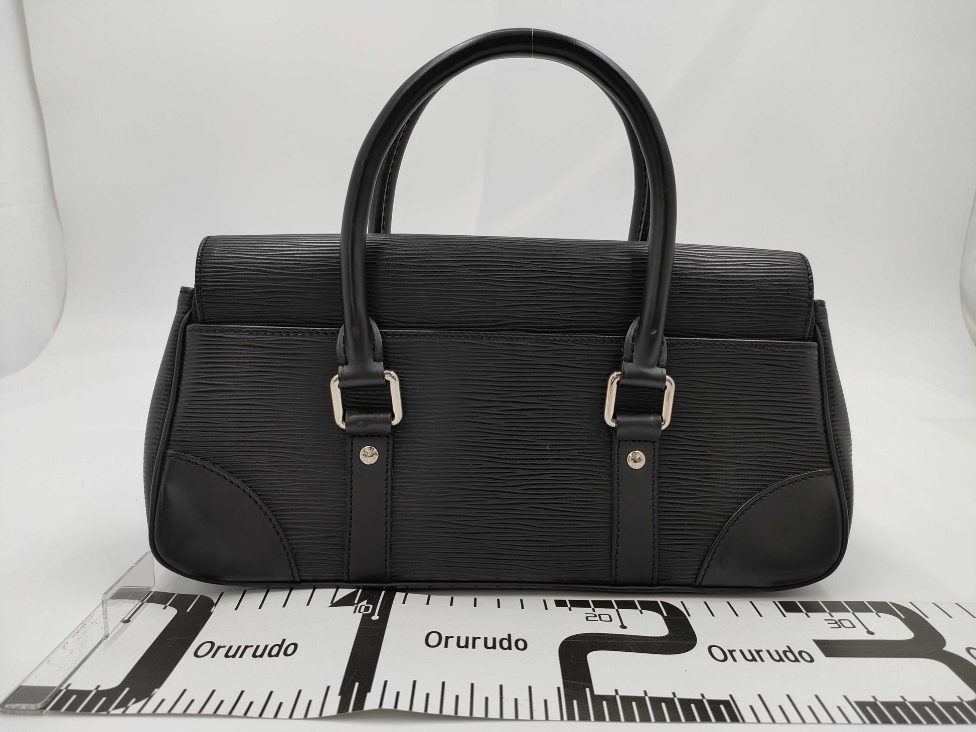 LOUIS VUITTON Epi Segur PM Noir M58822 Handbag