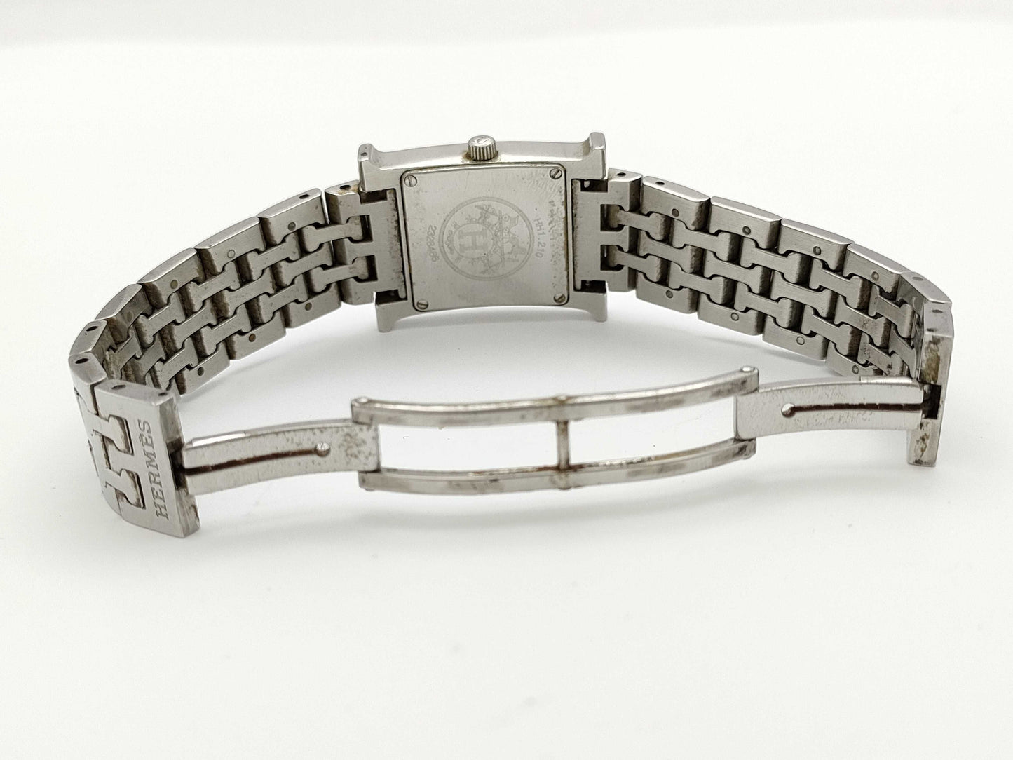 HERMES H Watch HH1.210 2328466 Shell Dial Quartz Women's Watch