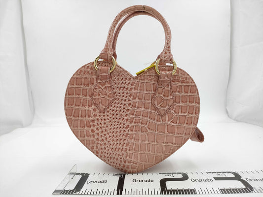 Vivienne Westwood Vivienne Croco Embossed Heart Bag Bag