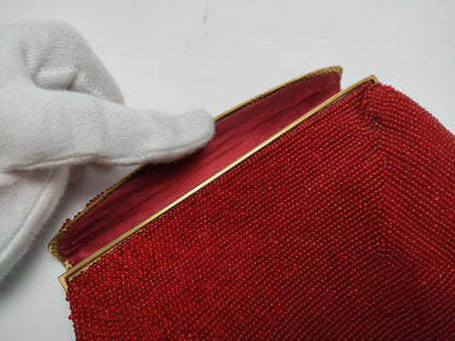GUCCI Old Gucci Beaded Bertie Bag Clutch Bag