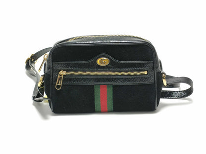 GUCCI Ophidia Suede Shoulder Bag Shoulder Bag