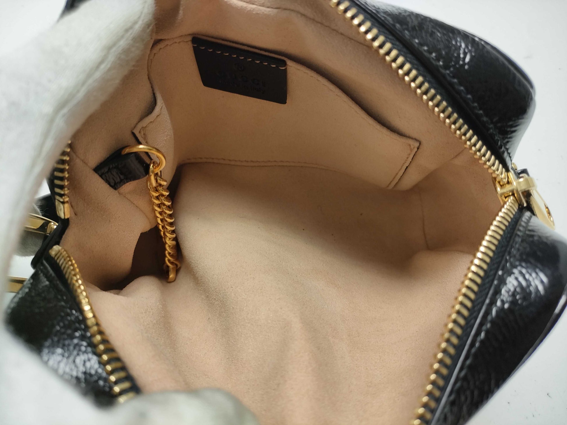 GUCCI Ophidia Suede Shoulder Bag Shoulder Bag