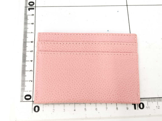 CHANEL Caviar Skin Coco Mark Card Case, Card Case, Pass Case, Business Card Case