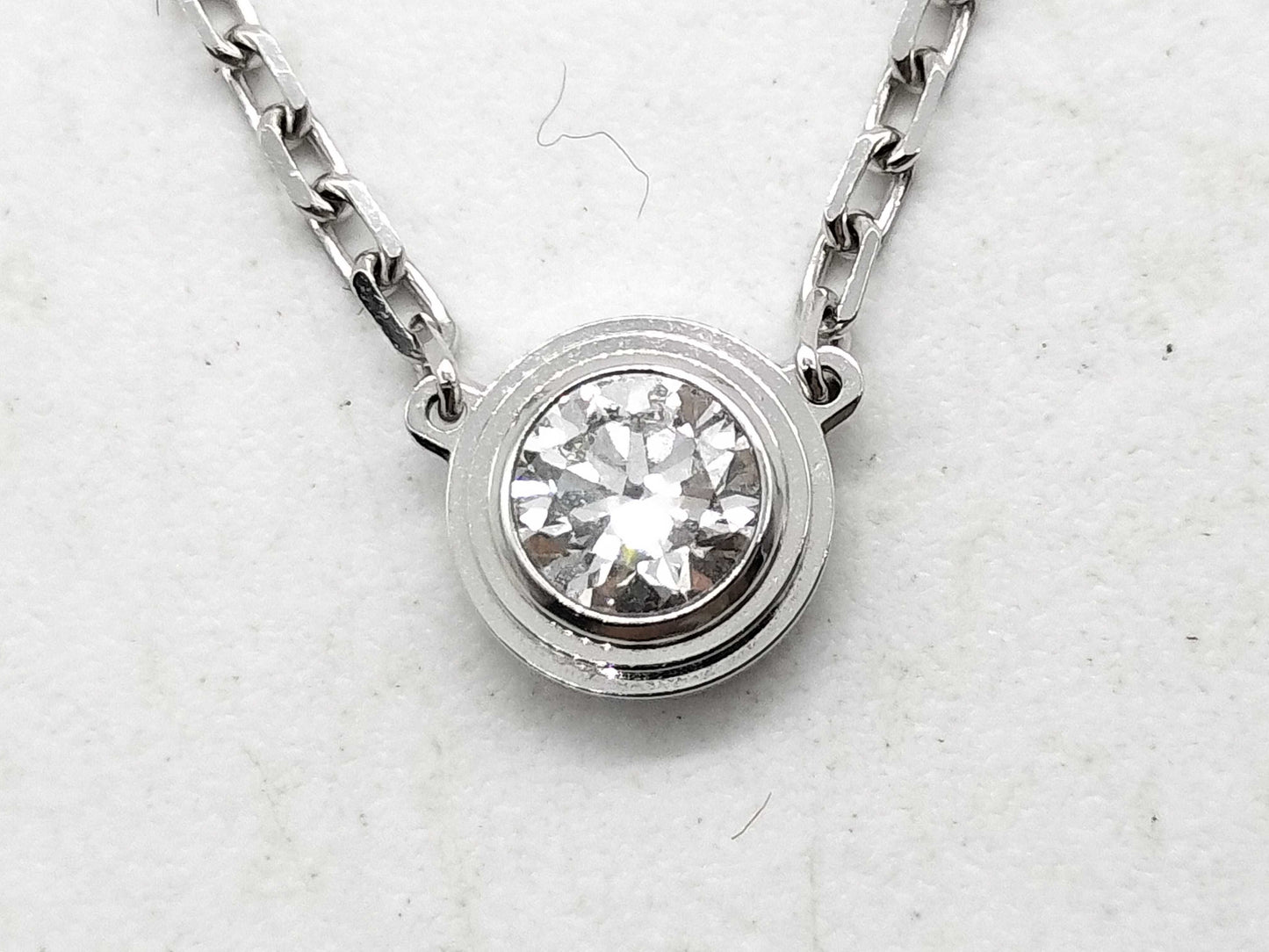 Cartier Amour 1PD WG Au750 3.1g Necklace 