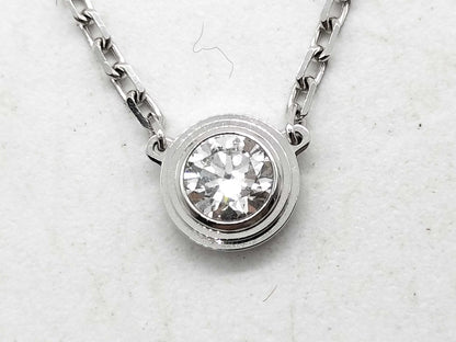 Cartier Amour 1PD WG Au750 3.1g Necklace 
