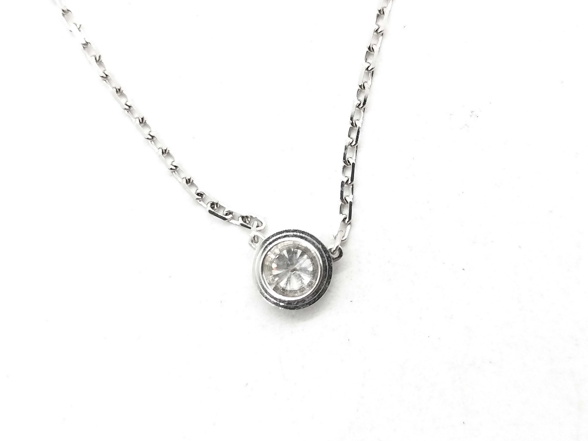 Cartier Amour 1PD WG Au750 3.1g Necklace 