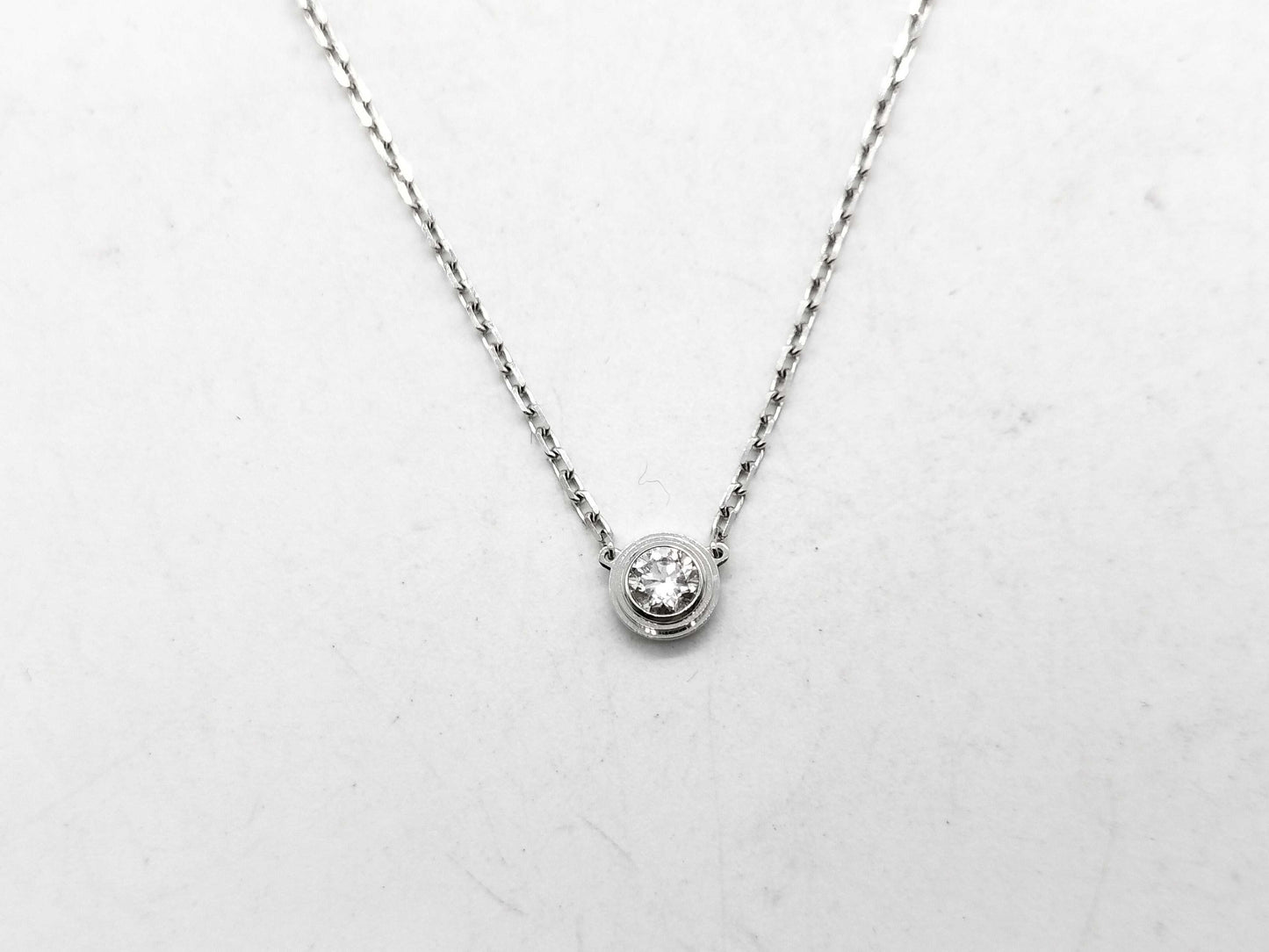 Cartier Amour 1PD WG Au750 3.1g Necklace 