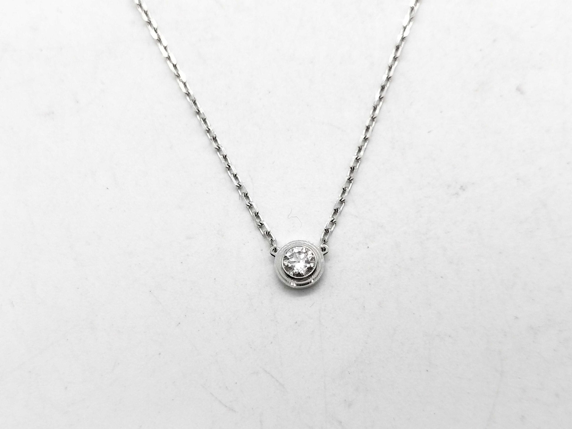 Cartier Amour 1PD WG Au750 3.1g Necklace 