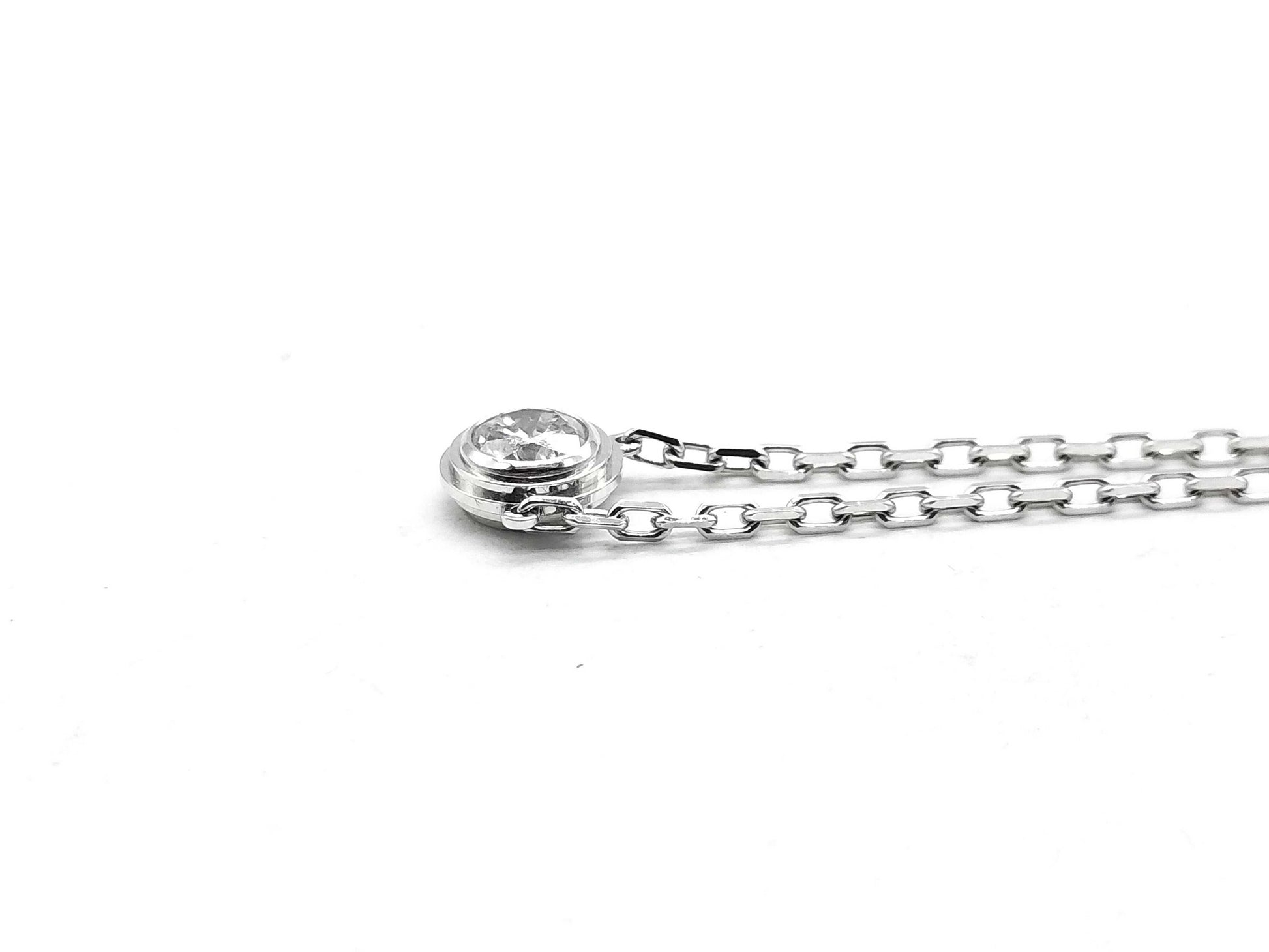 Cartier Amour 1PD WG Au750 3.1g Necklace 