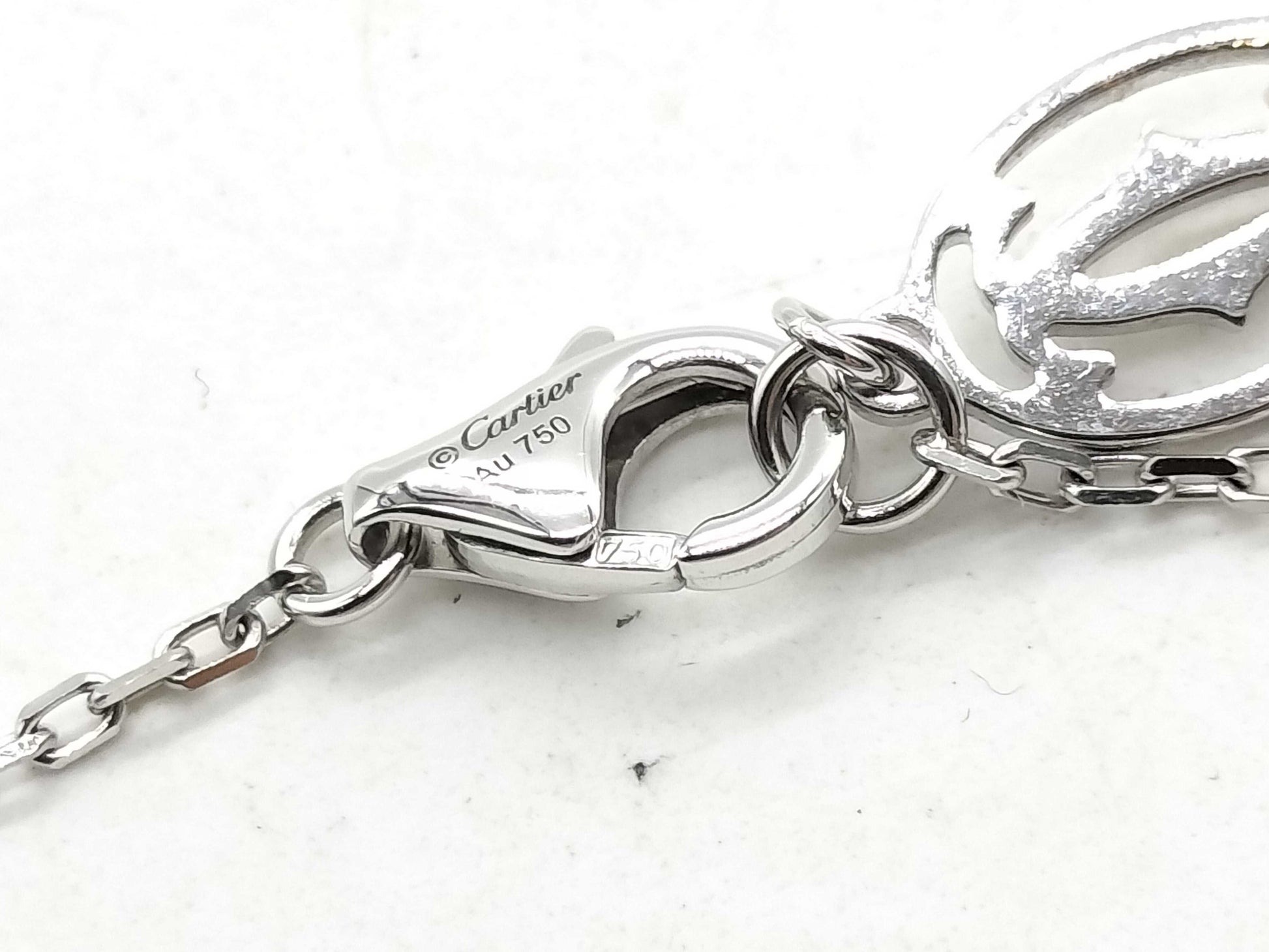 Cartier Amour 1PD WG Au750 3.1g Necklace 