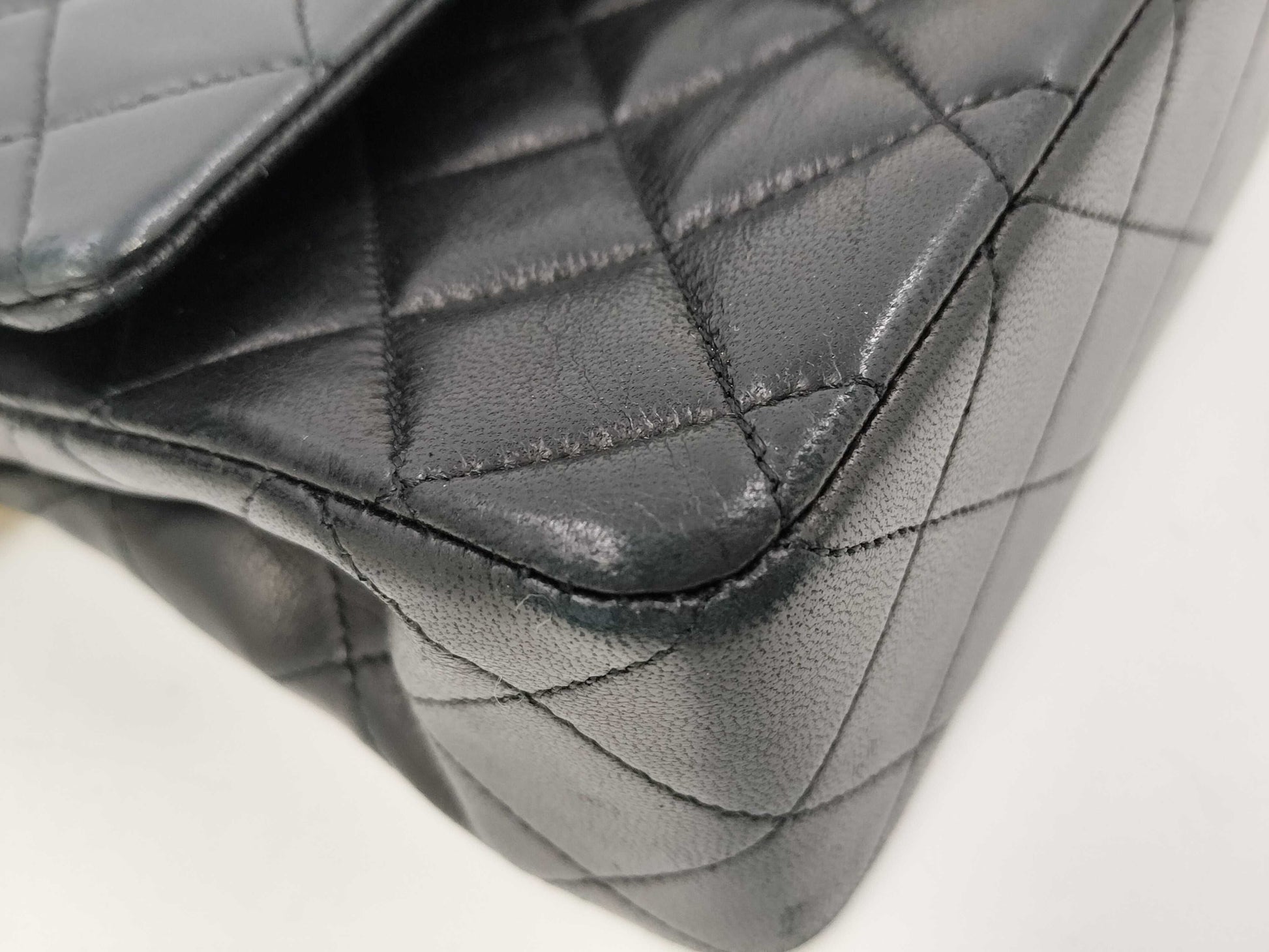 CHANEL Matelasse 23 Lambskin Chain Shoulder Bag with Double Flap, No. 1 Series