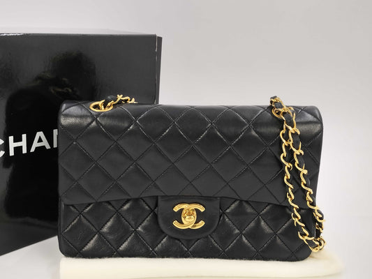 CHANEL Matelasse 23 Lambskin Chain Shoulder Bag with Double Flap, No. 1 Series