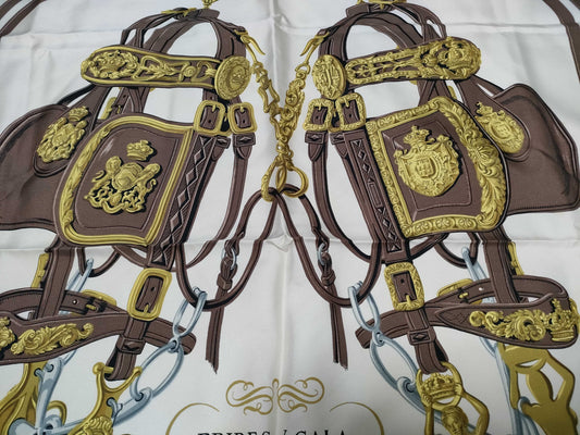 HERMES Carré Bride de Gala Scarf