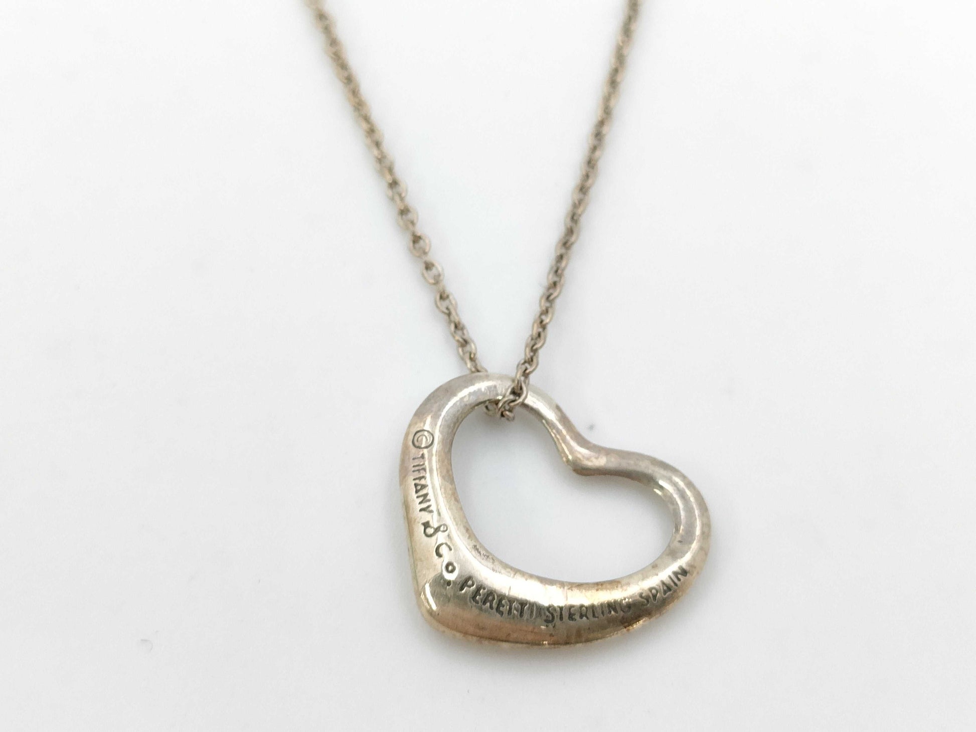 Tiffany & Co. Tiffany Open Heart Necklace 925 Necklace