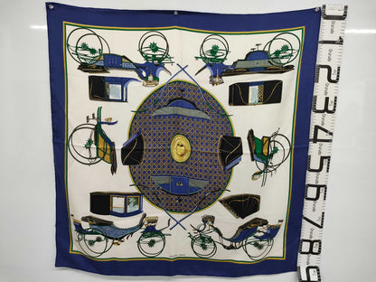 HERMES Carré 90 Folding Canopy Carriage Scarf