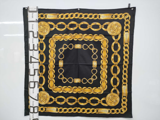 CHANEL 31 RUE CAMBON black scarf