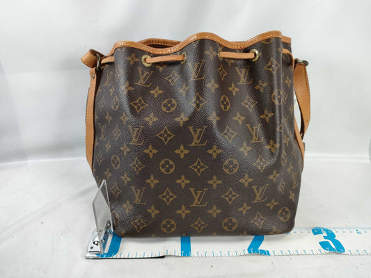 LOUIS VUITTON M42224 Monogram M42226 Petit Noe Shoulder Bag with Broken Strap