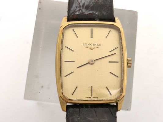 LONGINES Hand-Wound Watch 18026309 Gold Dial Women's Watch