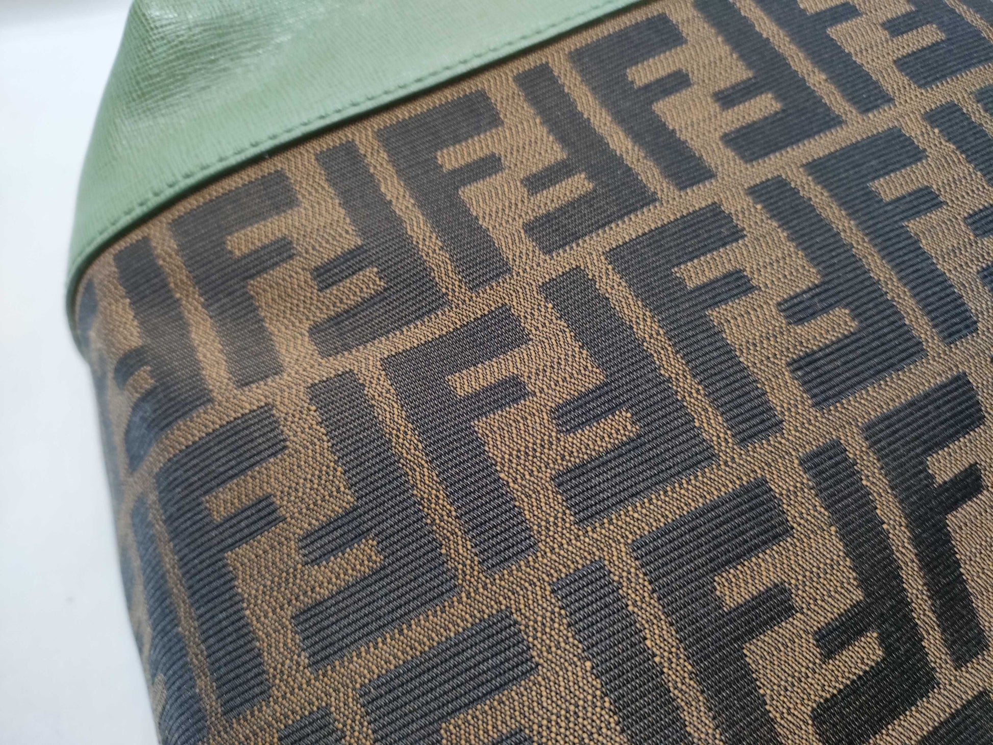 FENDI Zucca pattern canvas tote bag