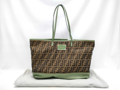 FENDI Zucca pattern canvas tote bag