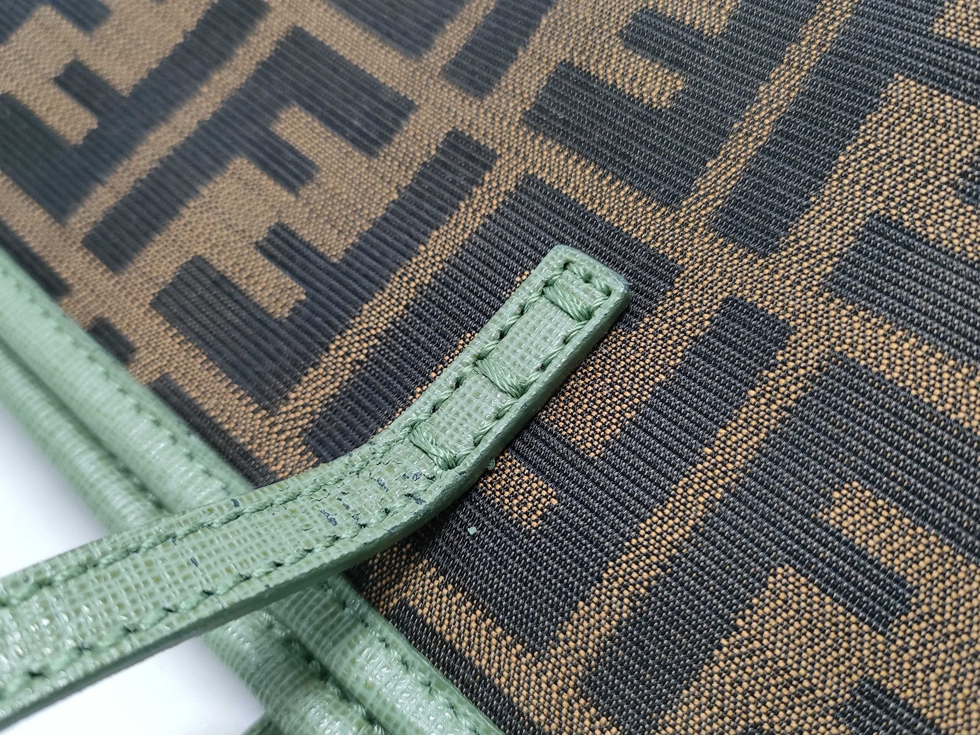 FENDI Zucca pattern canvas tote bag