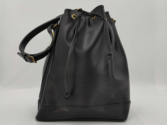 LOUIS VUITTON Epi Noe Drawstring Shoulder Bag M59002 Black