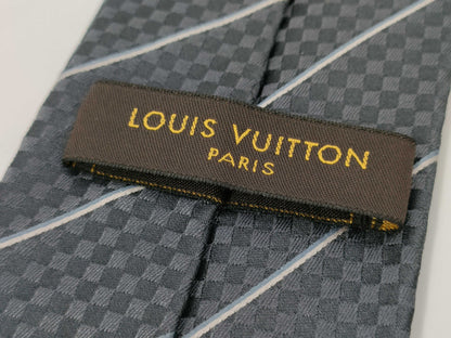 LOUIS VUITTON Damier Micro Damier Silk Tie with Storage Box Other Accessories