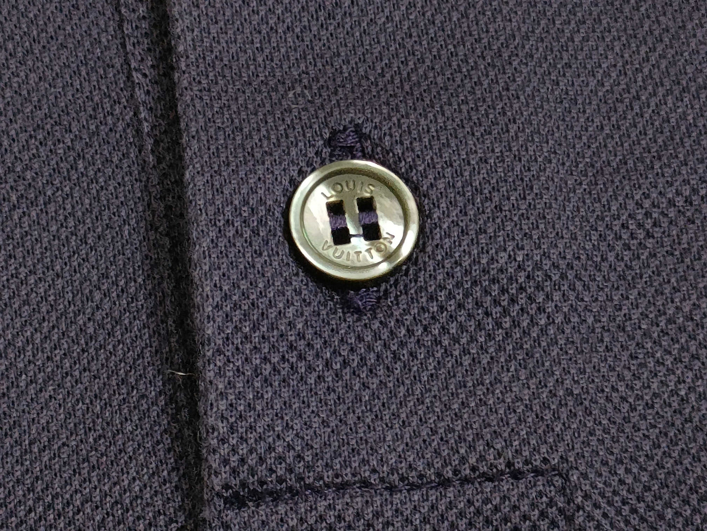 LOUIS VUITTON Polo Shirt Purple Tops