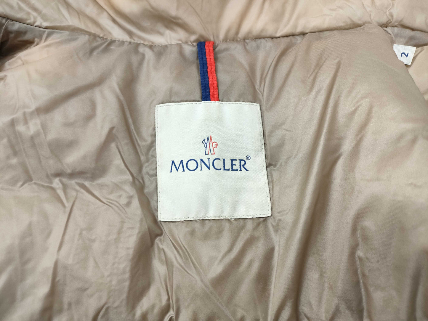 MONCLER Down Jacket/Beige Jacket