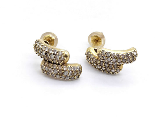 D0.50ct K18 3.4g Earrings 