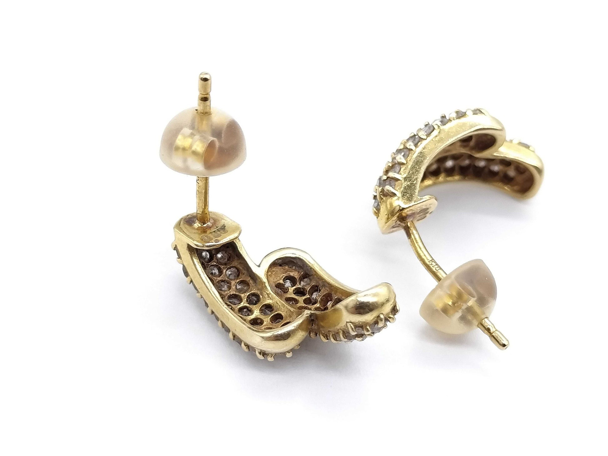 D0.50ct K18 3.4g Earrings 