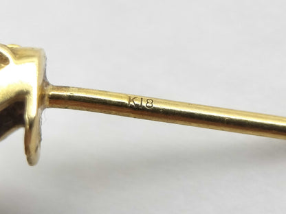 D0.50ct K18 3.4g Earrings 
