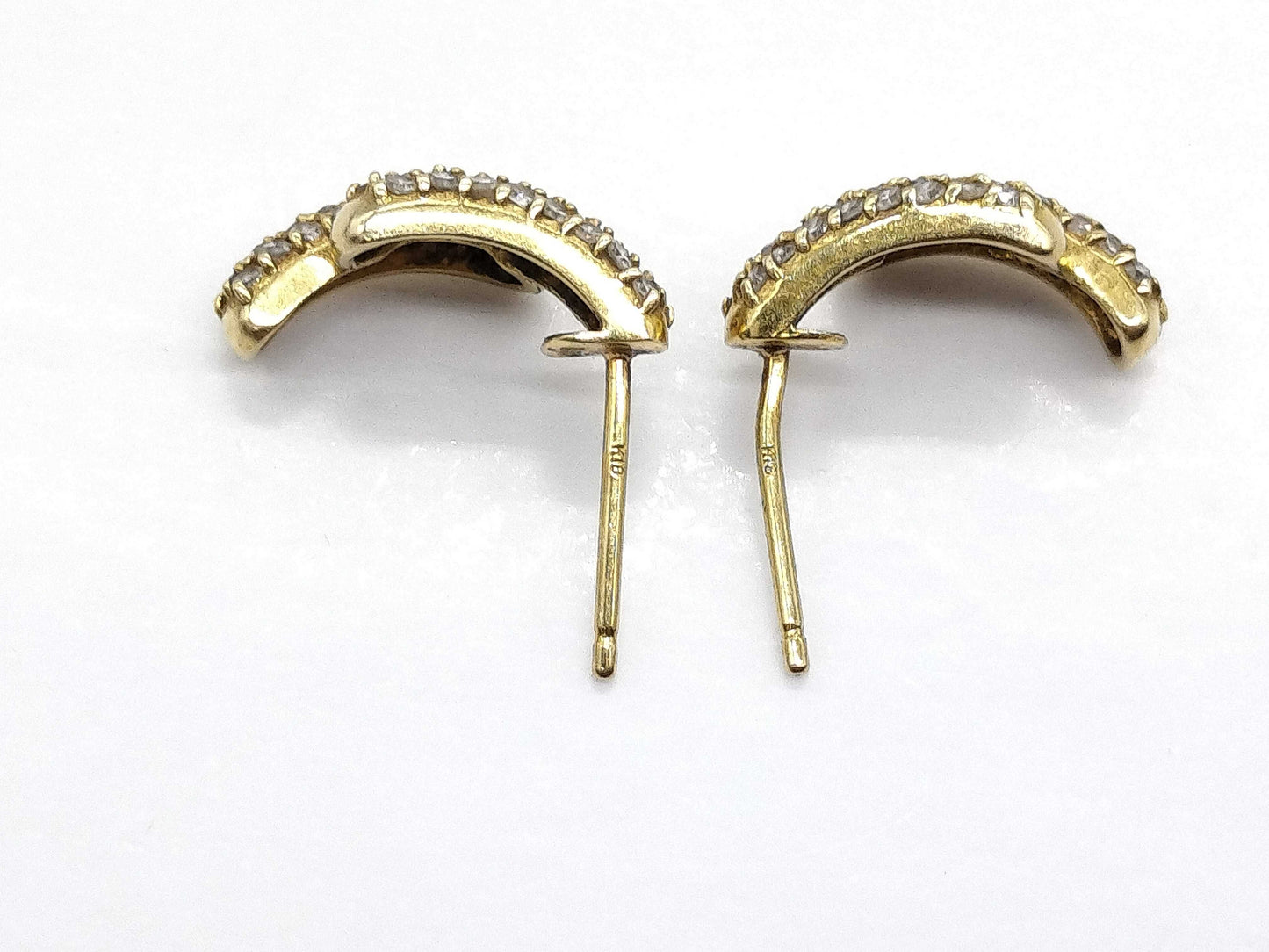 D0.50ct K18 3.4g Earrings 