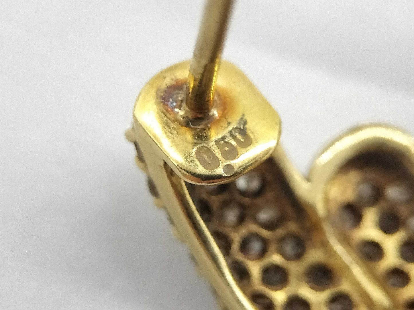 D0.50ct K18 3.4g Earrings 