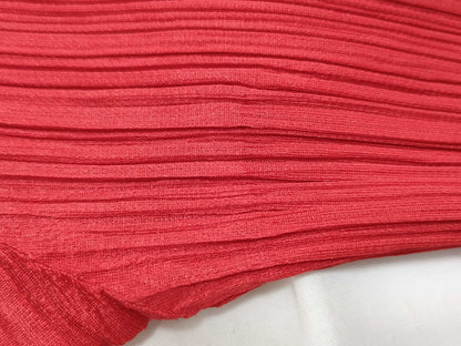 ISSEY MIYAKE Pleats Please Turtleneck Long Sleeve Top