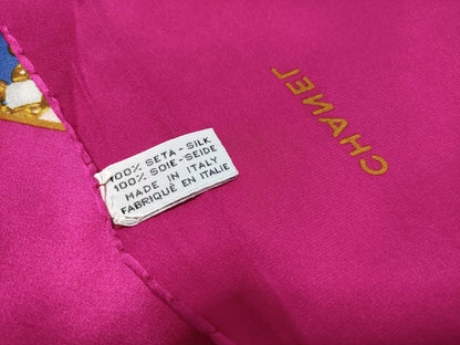 CHANEL Coco Mark Coco Scarf Jewelry Pattern Scarf