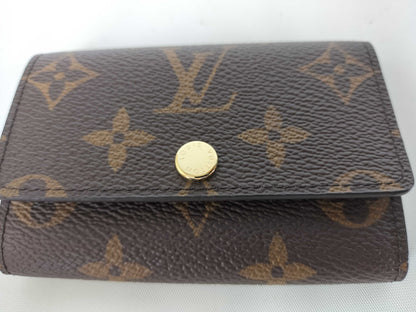 LOUIS VUITTON RFID Verified Monogram M62630 Multicle 6 RFID Key Case/Key Holder