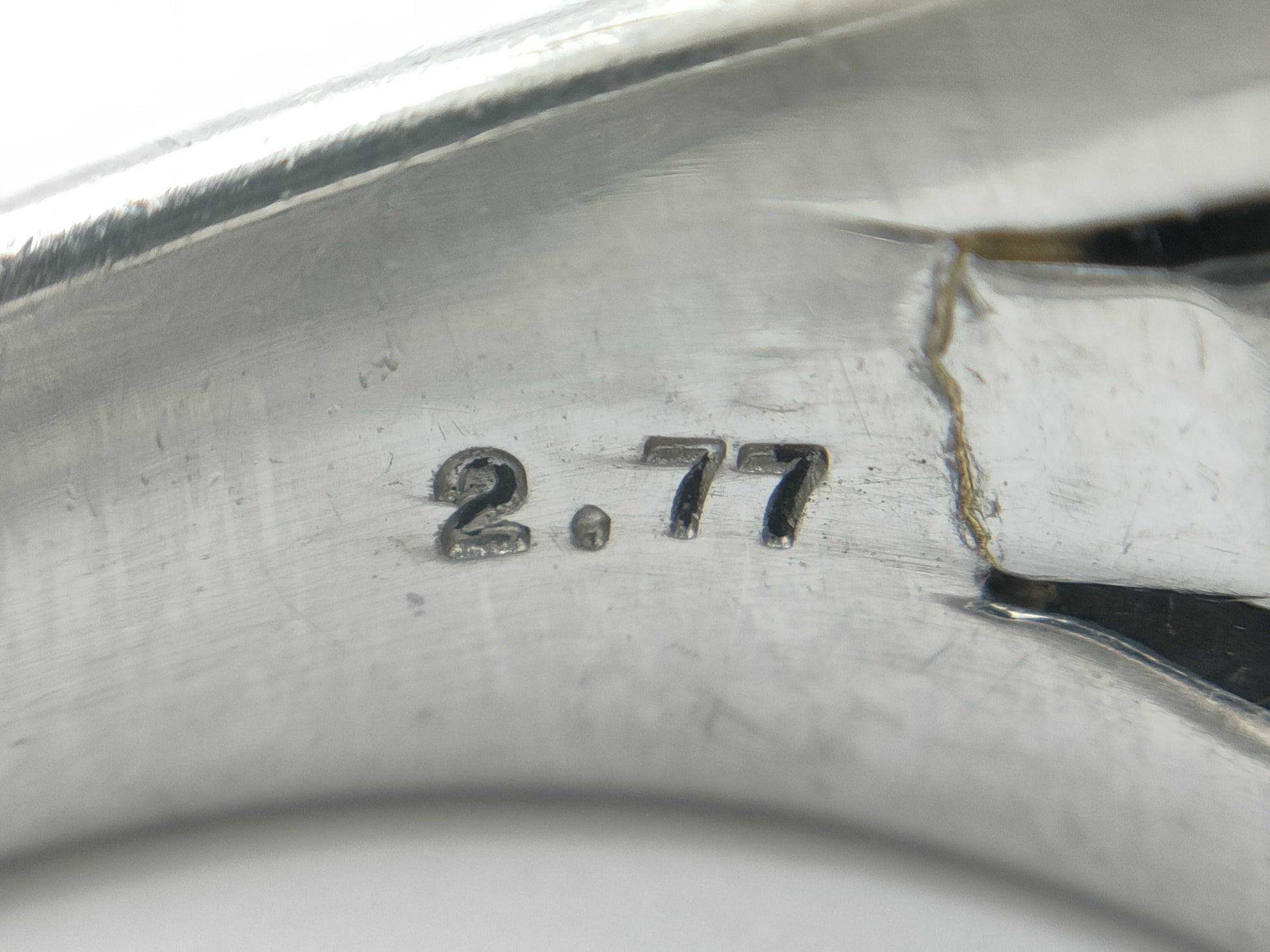 D2.77ct PT900 14.8g Ring 