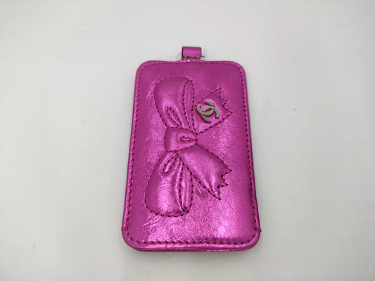 CHANEL No. 12 Ribbon Keychain Metallic Other Accessories