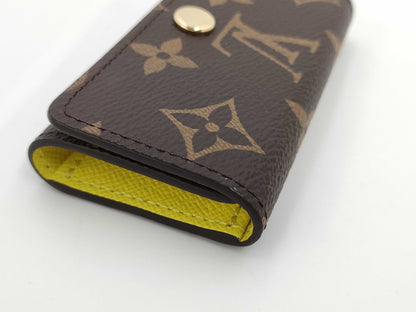 LOUIS VUITTON Monogram M25708 Key Case Multicle 4 Tonic Lemon Key Case/Key Holder
