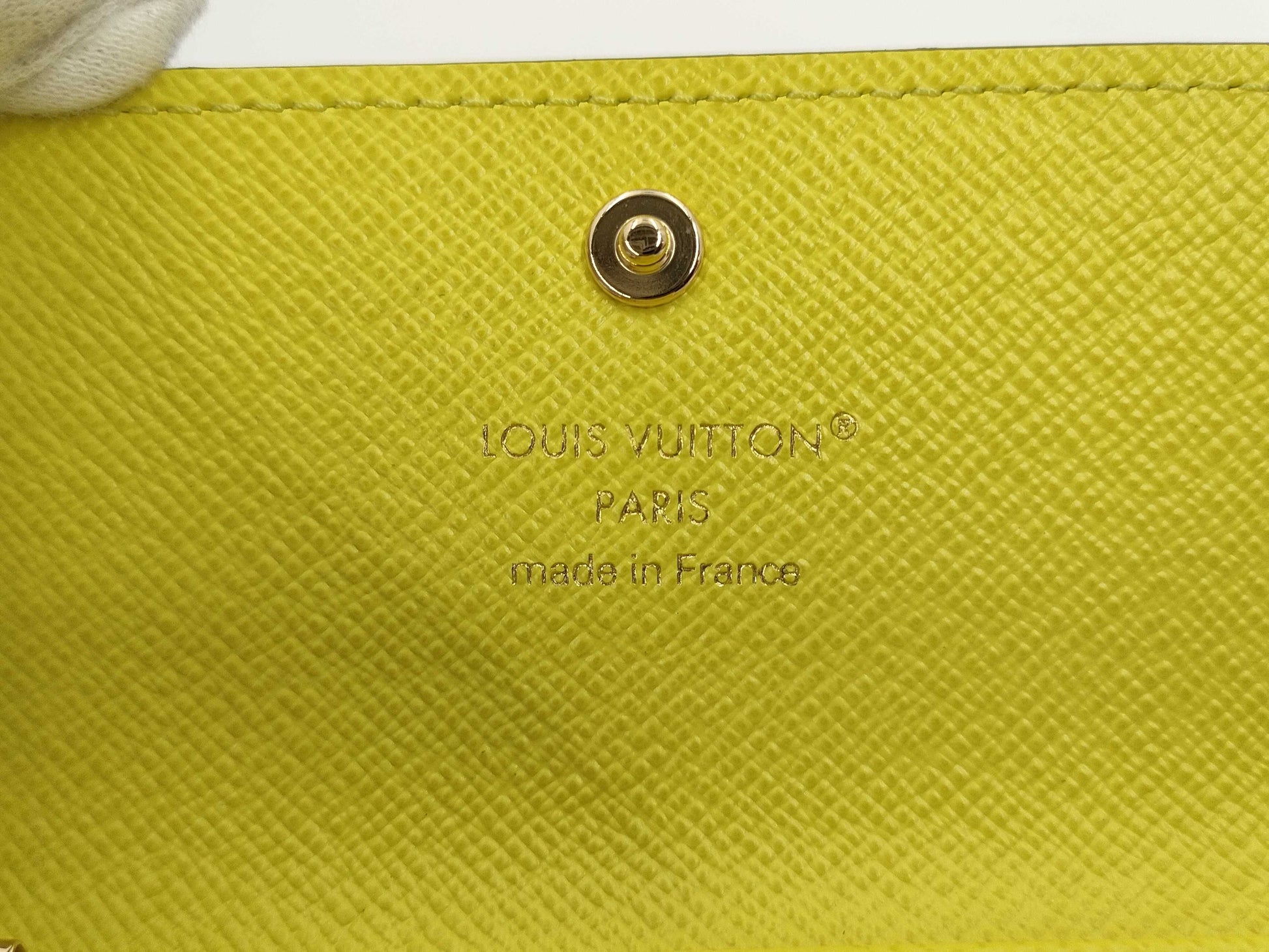 LOUIS VUITTON Monogram M25708 Key Case Multicle 4 Tonic Lemon Key Case/Key Holder