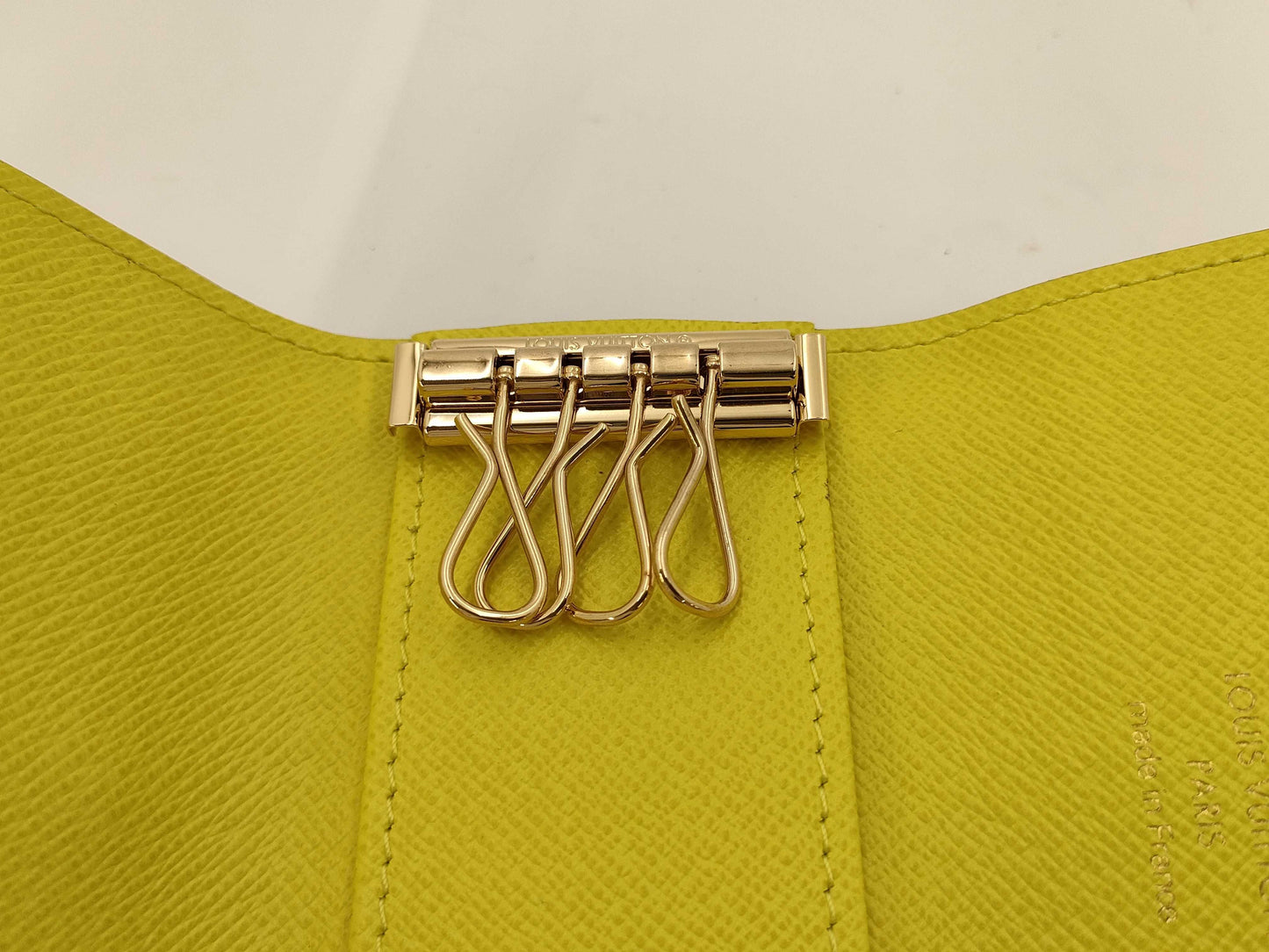 LOUIS VUITTON Monogram M25708 Key Case Multicle 4 Tonic Lemon Key Case/Key Holder
