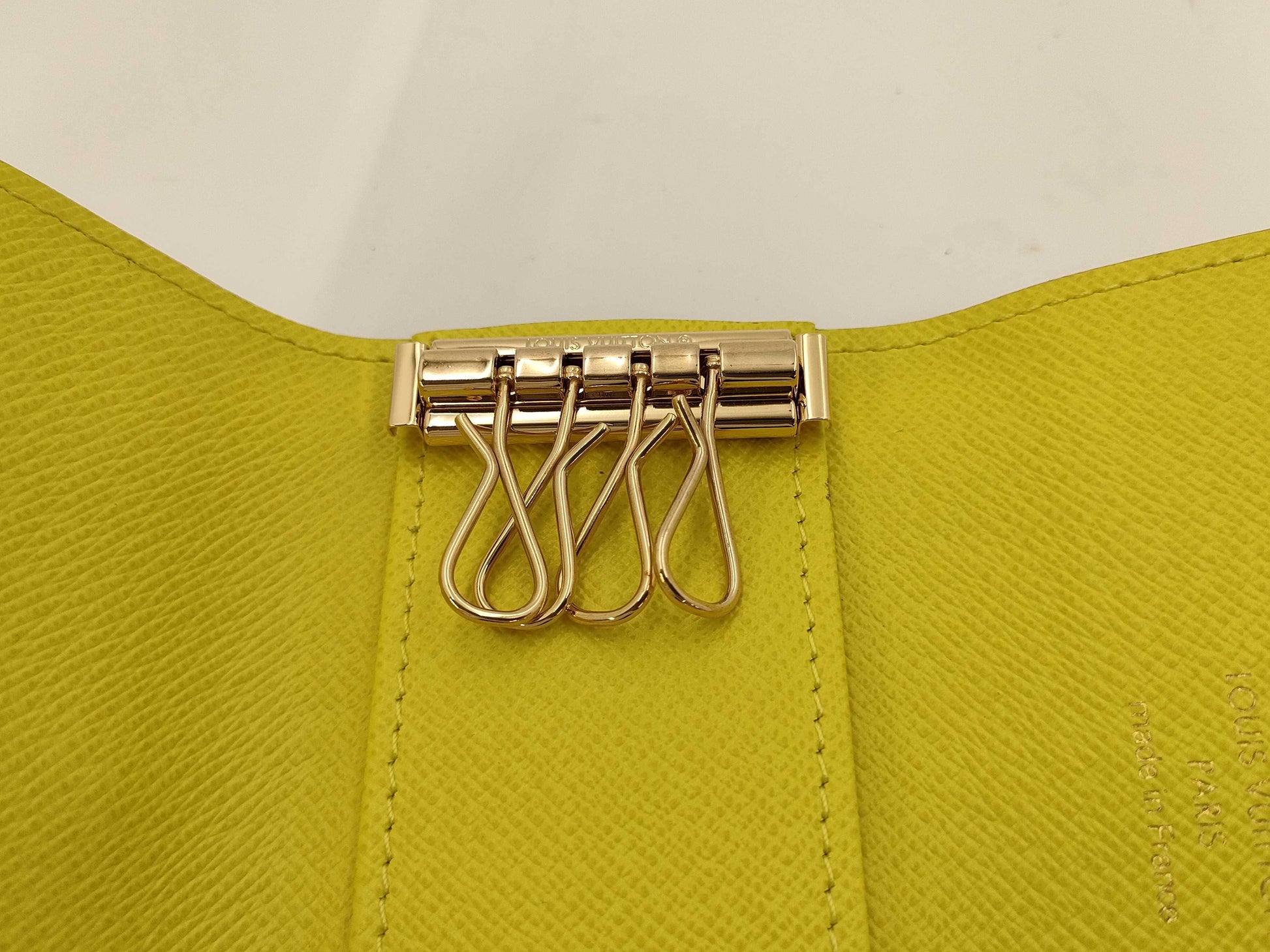 LOUIS VUITTON Monogram M25708 Key Case Multicle 4 Tonic Lemon Key Case/Key Holder