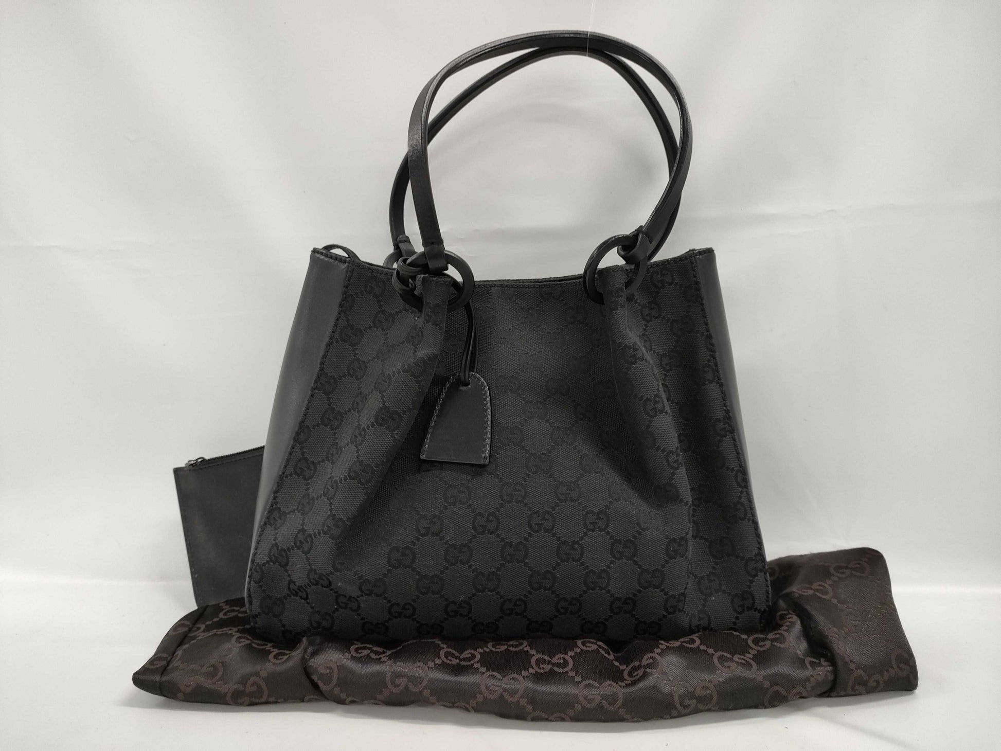 GUCCI GG Canvas 101919 Handbag with Pouch