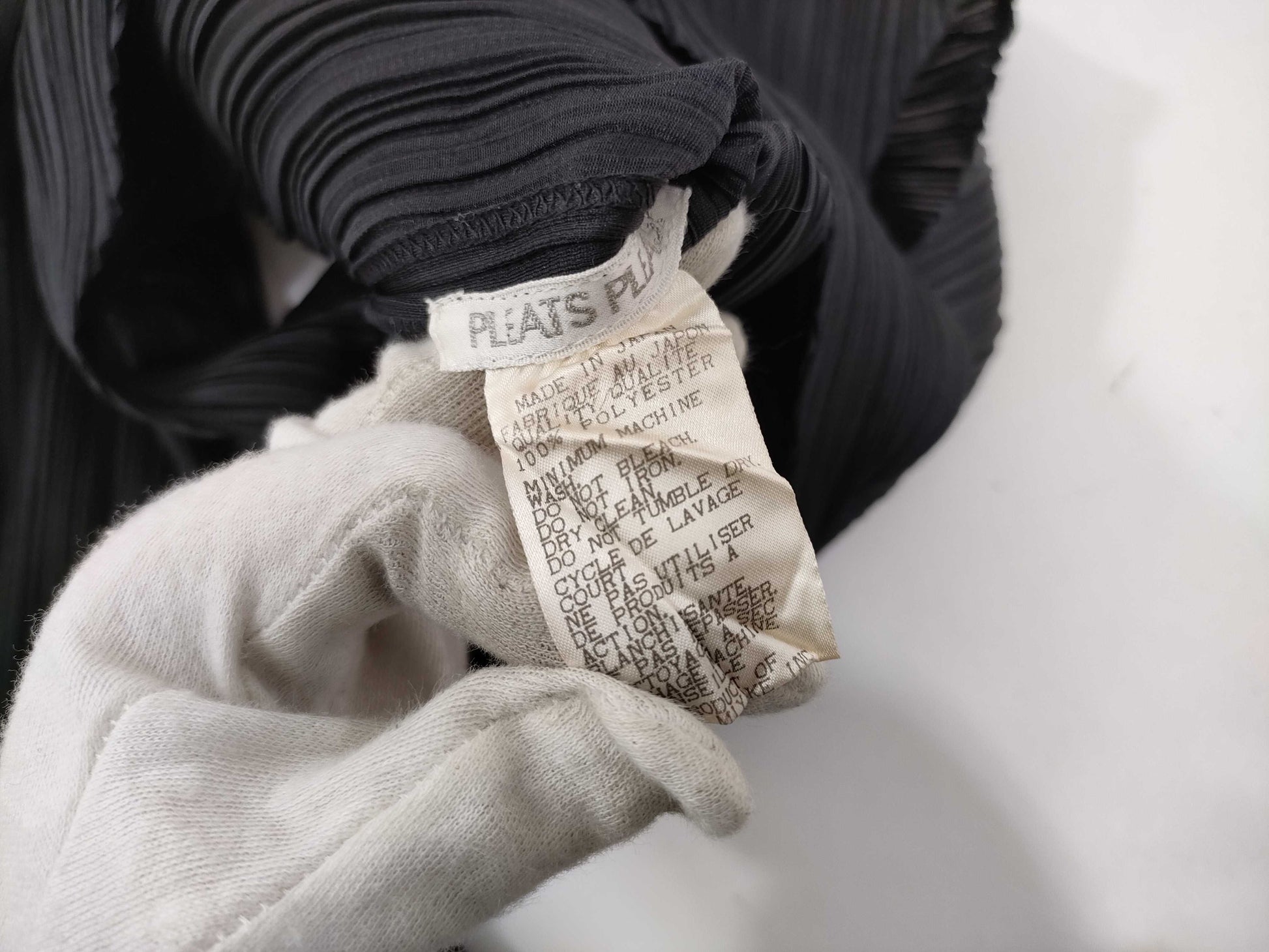 ISSEY MIYAKE Pleats Please/Dress/Black Dress