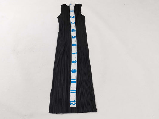ISSEY MIYAKE Pleats Please/Dress/Black Dress