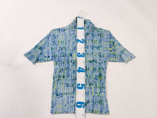 ISSEY MIYAKE Pleats Please/All-over Print Shirt
